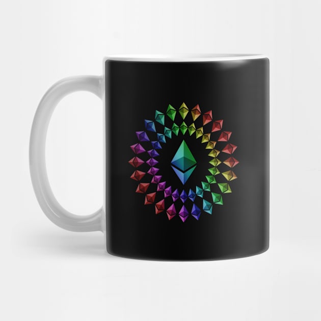 Ethereum – Circle Small Logo – Rainbow by felixbunny